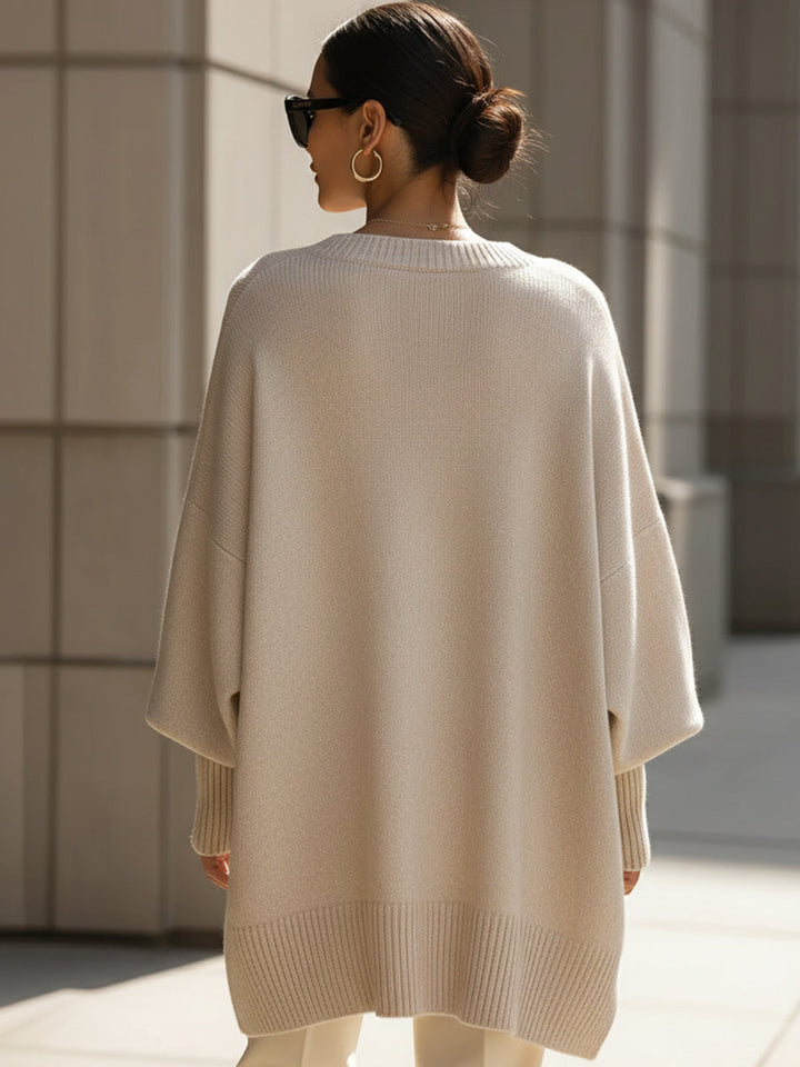 Alina - Pull Tricot Minimal Luxe