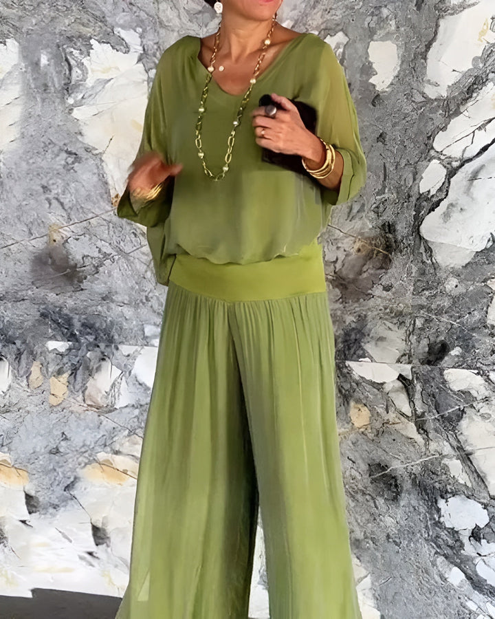 Claire - Ensemble Décontracté Élégant