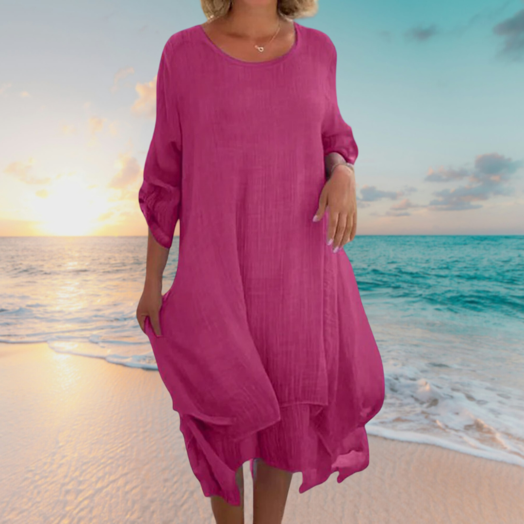 Juliette - Robe Midi Légère et Flottante