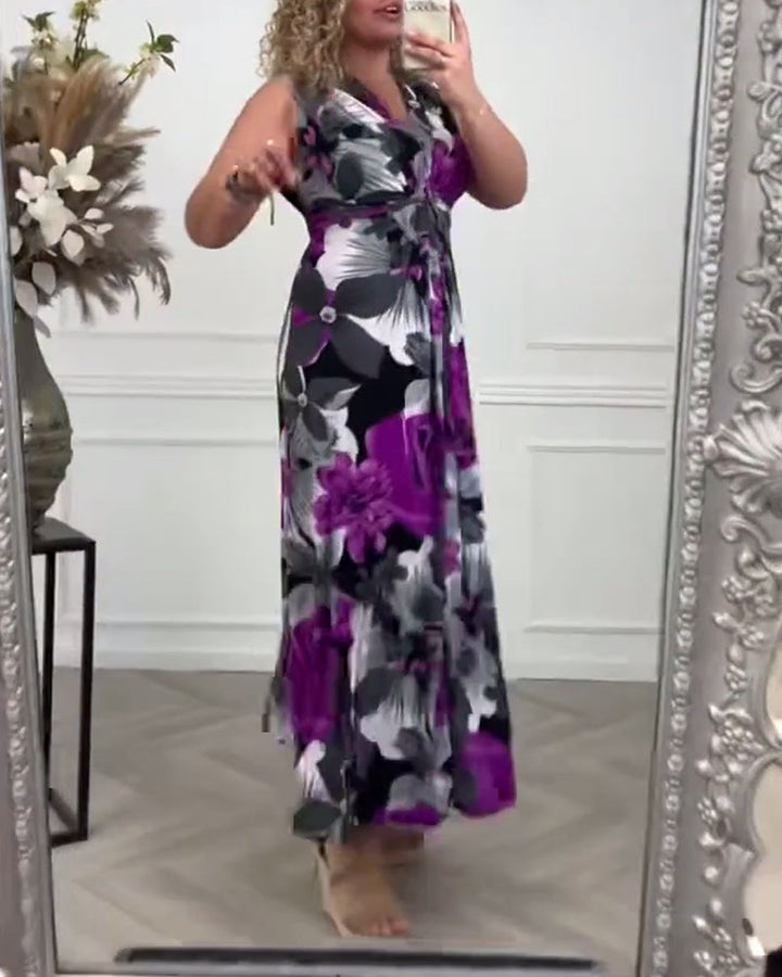 Sacha - Élégante Robe Maxi Été