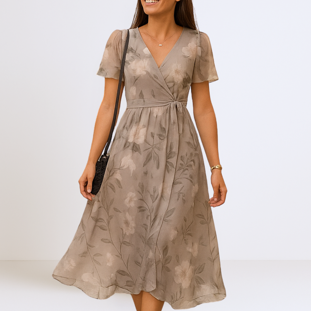 Bianca - Robe Maxi Élégante avec Décolleté en V