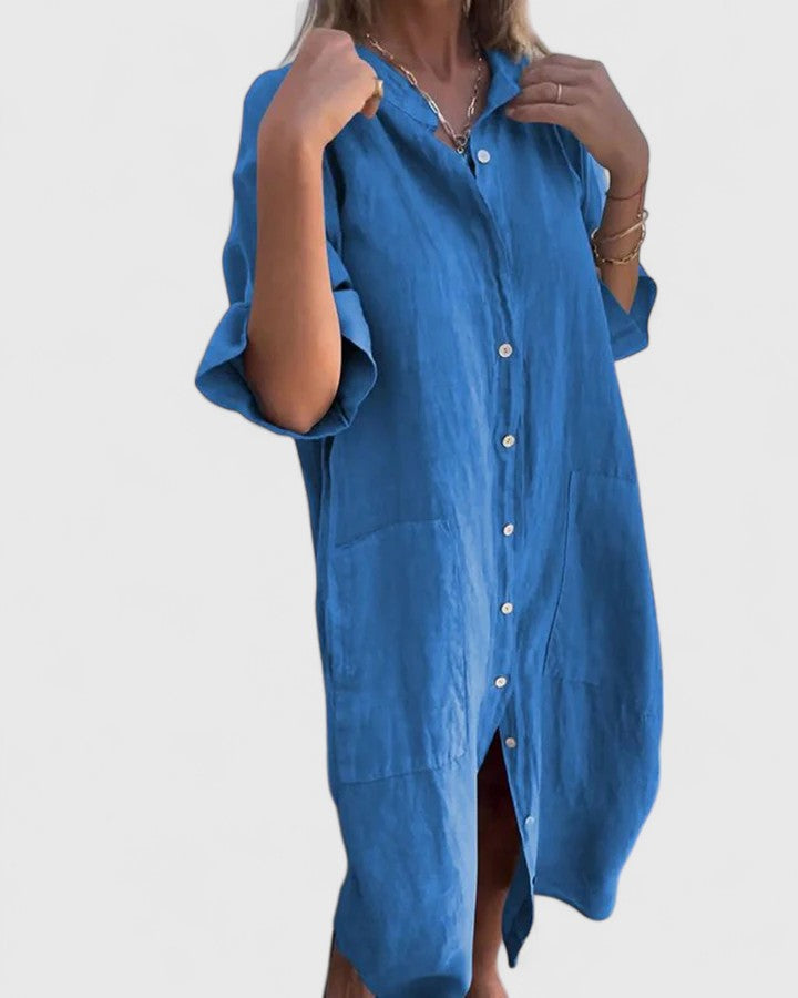 Marella - Robe En Lin Élégante