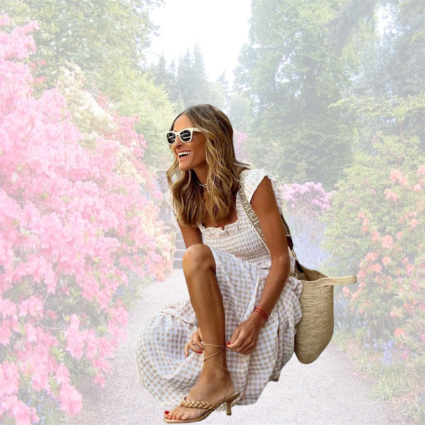 Belle - Robe Maxi Vichy Évasée