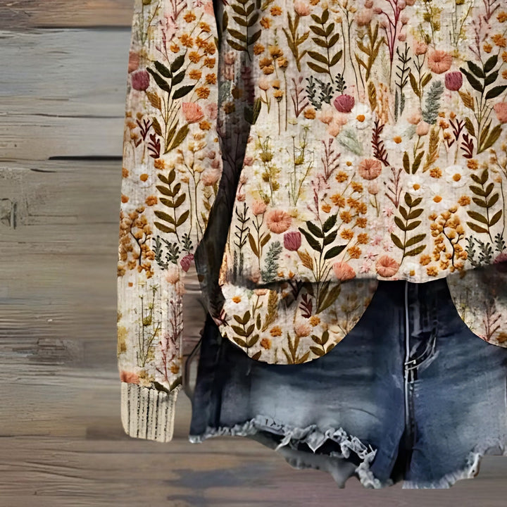 Nova - Pull Floral Élégant