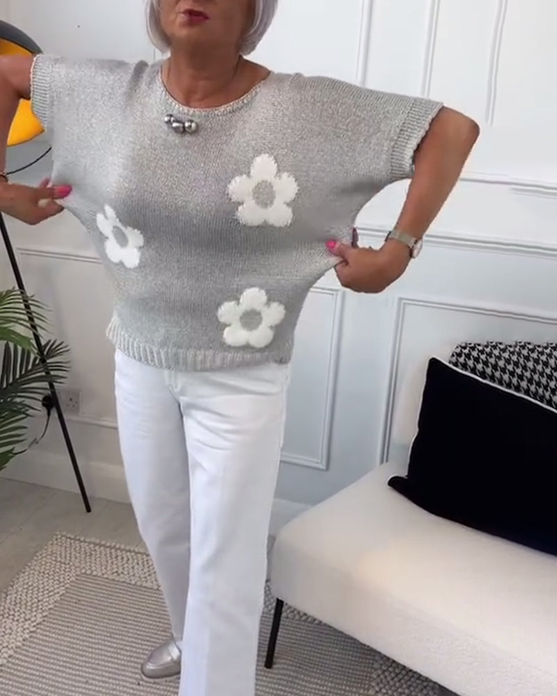 Daisy - Élégante Pull Florale