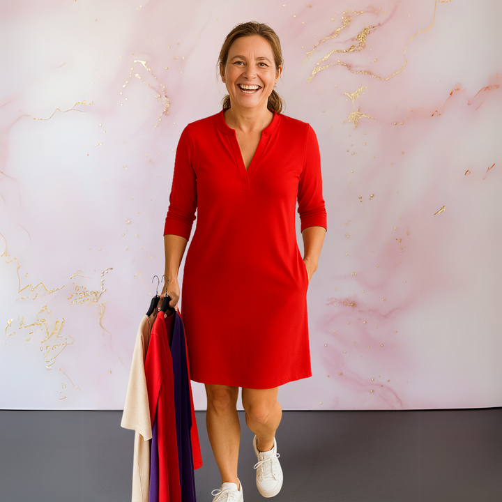 Hanneke - Robe Élégante Polyvalente