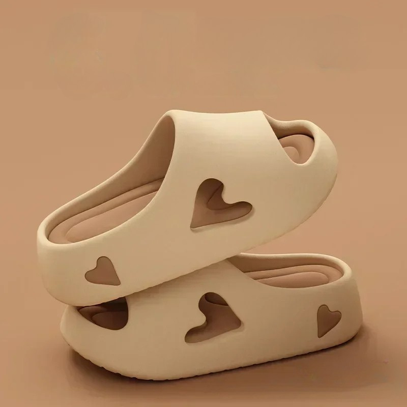 Mon cœur - Tongs ultra douces en forme de cœur