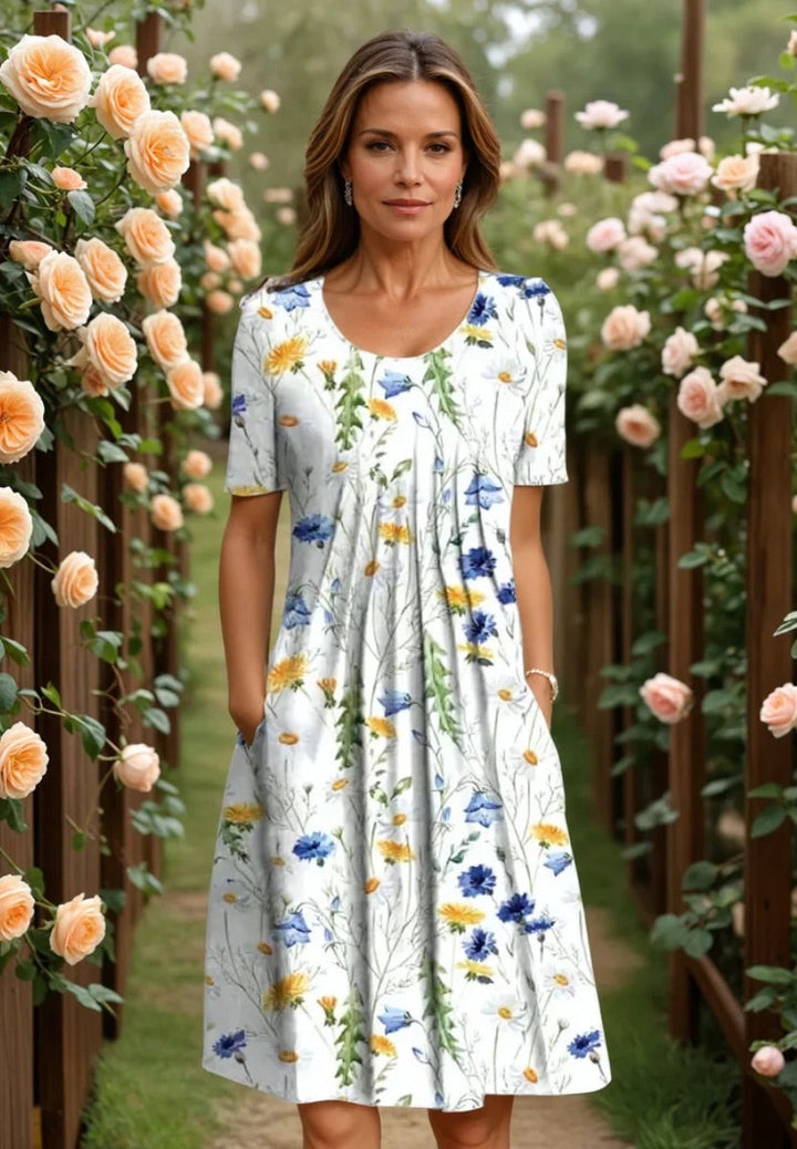 Celeste - Robe Midi Aérée Élegante