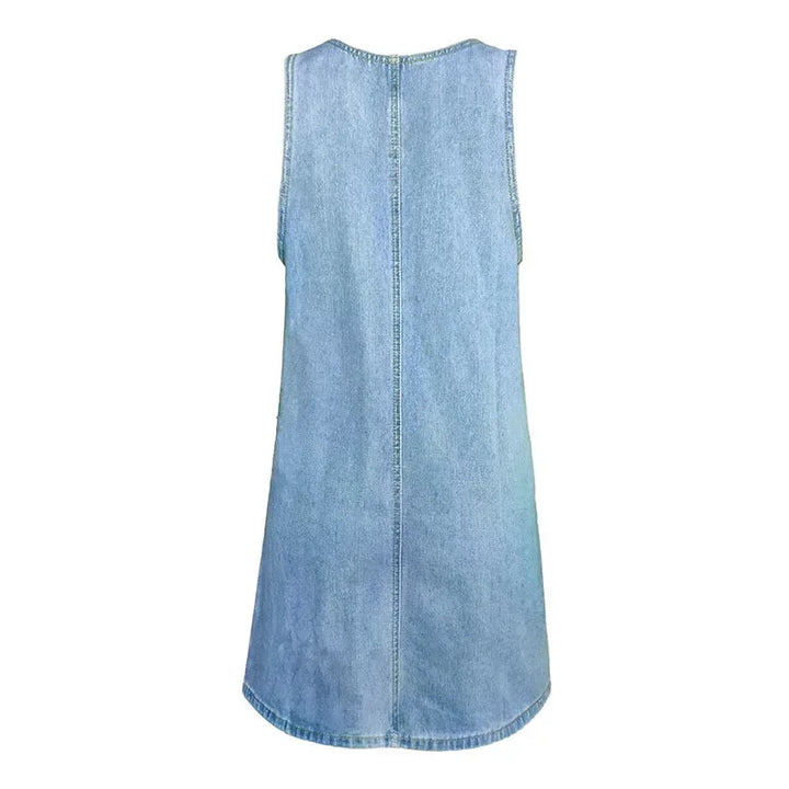 Sofia - Robe D'été Denim Pratique