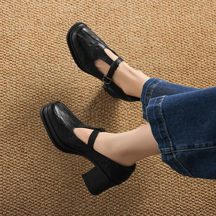 Camélia - Élégante Chaussure en Cuir