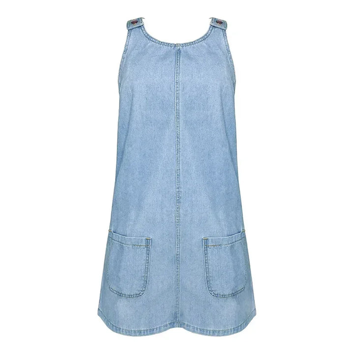 Sofia - Robe D'été Denim Pratique