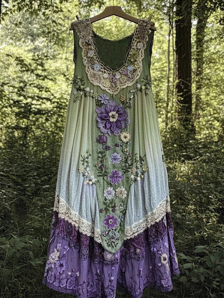 Evabella - Robe Bohème En Lin