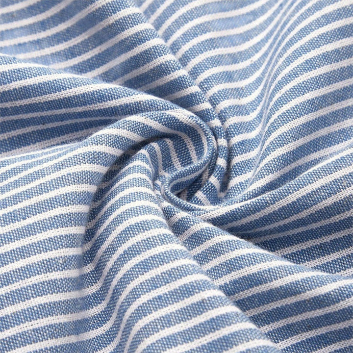 Mirone - Robe midi à rayures en coton